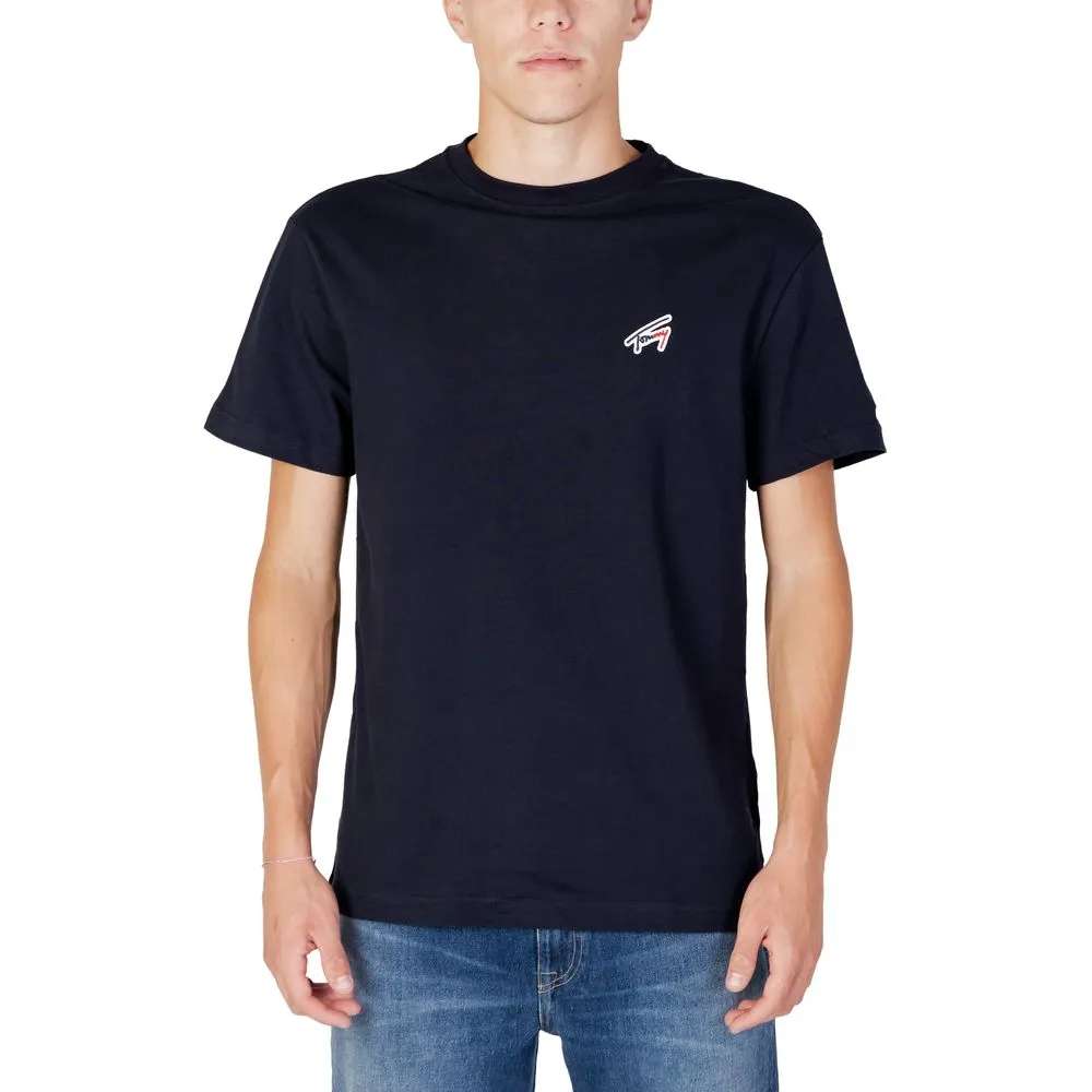 Tommy Hilfiger Jeans Men's Blue Cotton T-Shirt