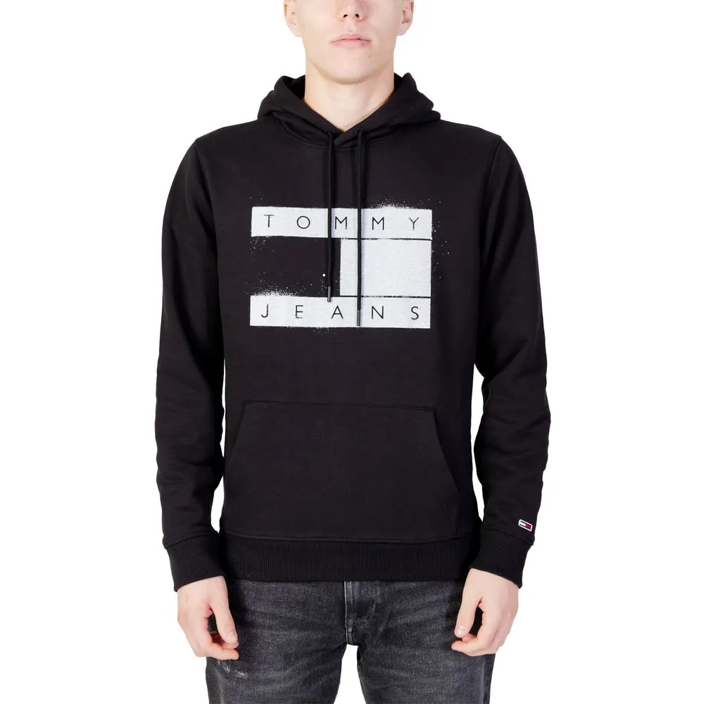 Tommy Hilfiger Jeans Men's Black Cotton Cotton Sweater