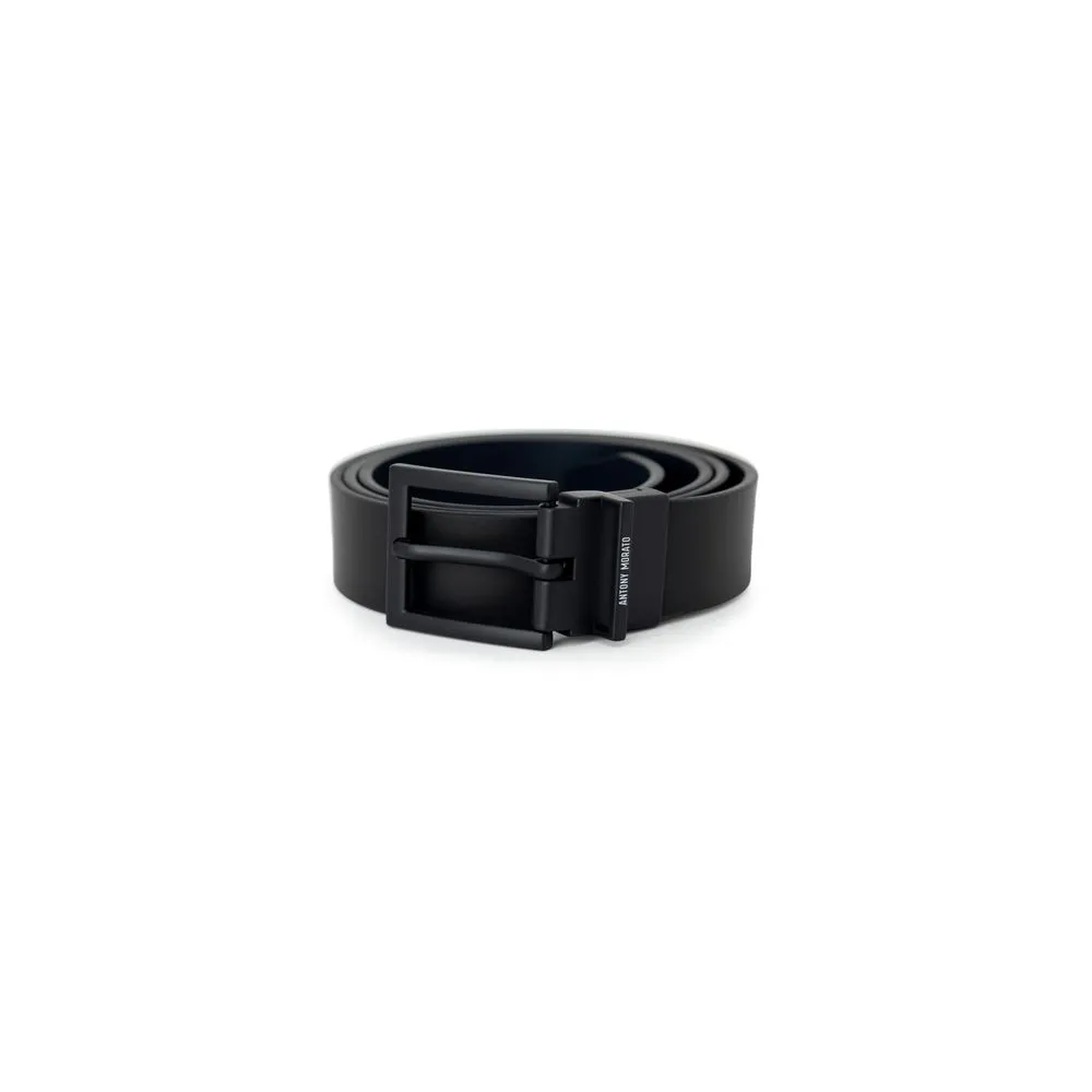 Antony Morato Men's Black Leather Belt