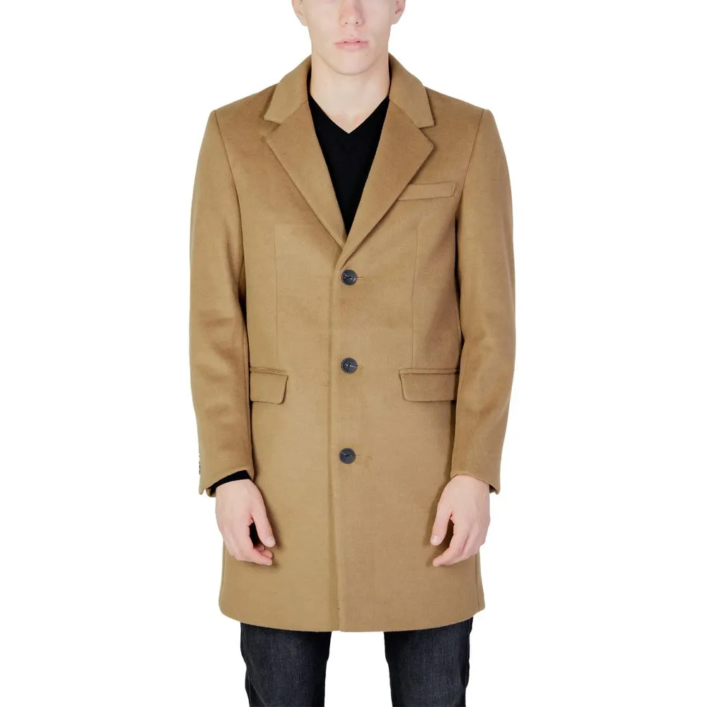 Antony Morato Men's Beige Polyester Jacket