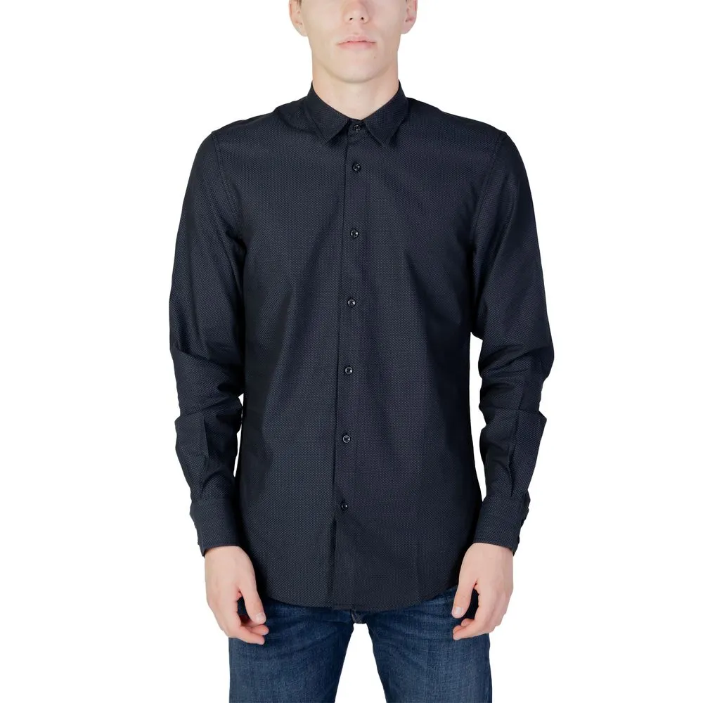 Antony Morato Men's Blue Cotton Shirt