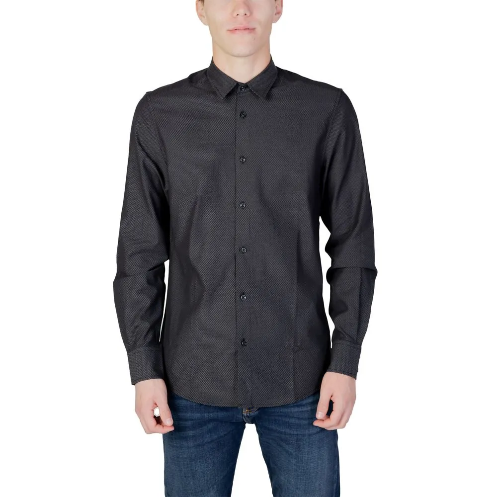 Antony Morato Men's Gray Cotton Shirt