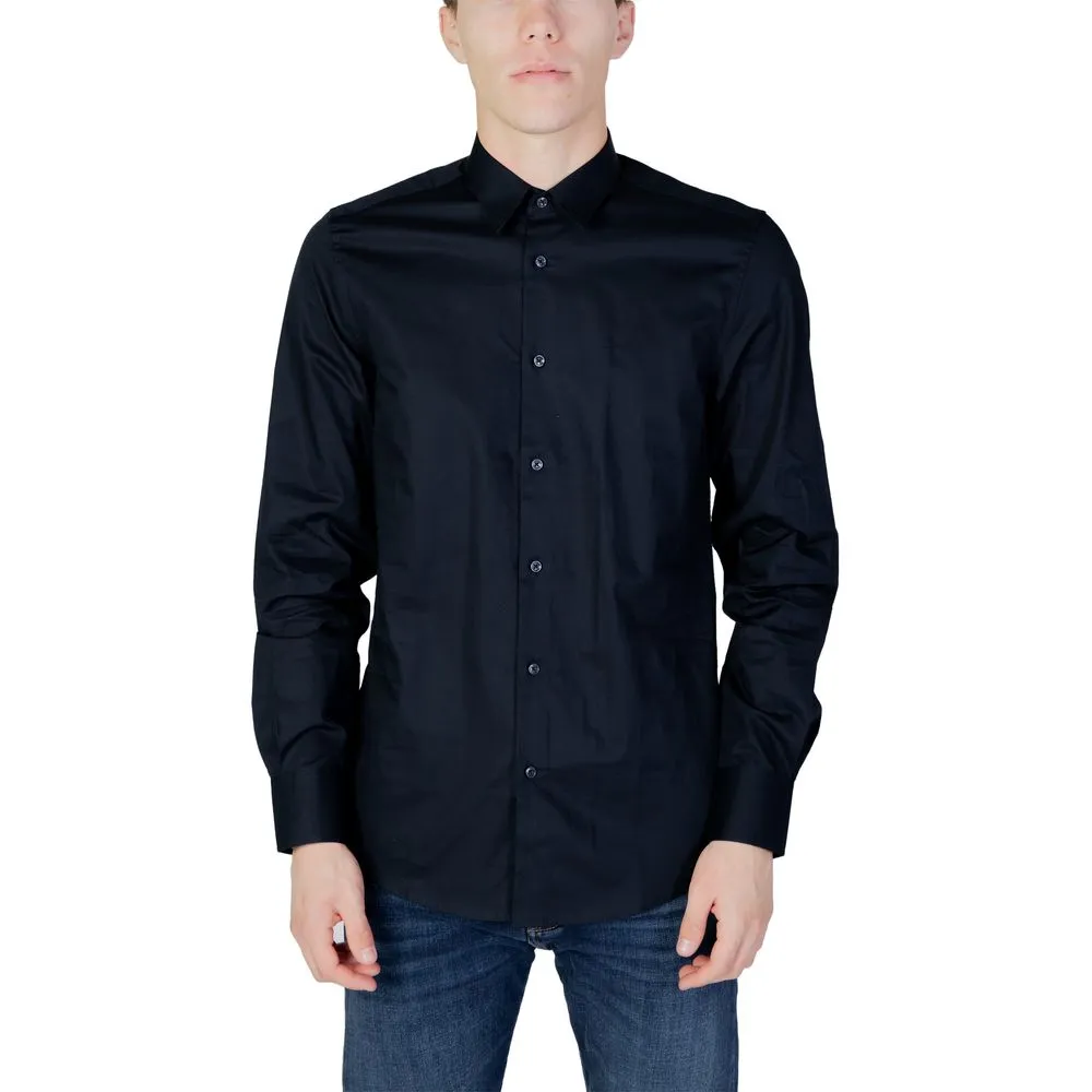 Antony Morato Men's Blue Cotton Shirt