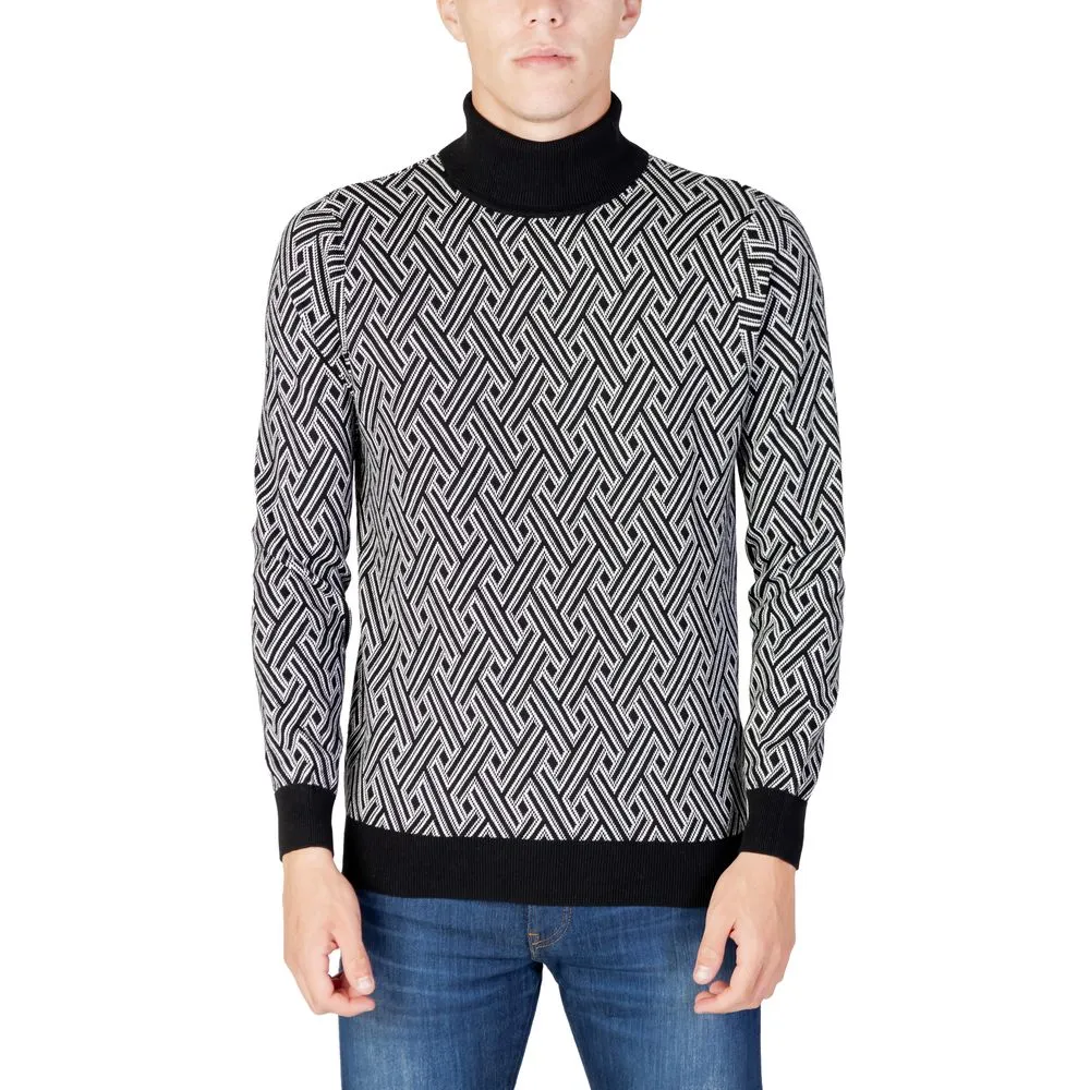 Antony Morato Men's Black Cotton Sweater
