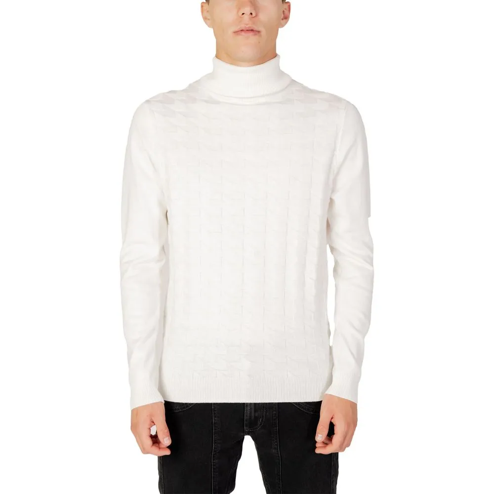 Antony Morato Men's Cream Cotton Sweater