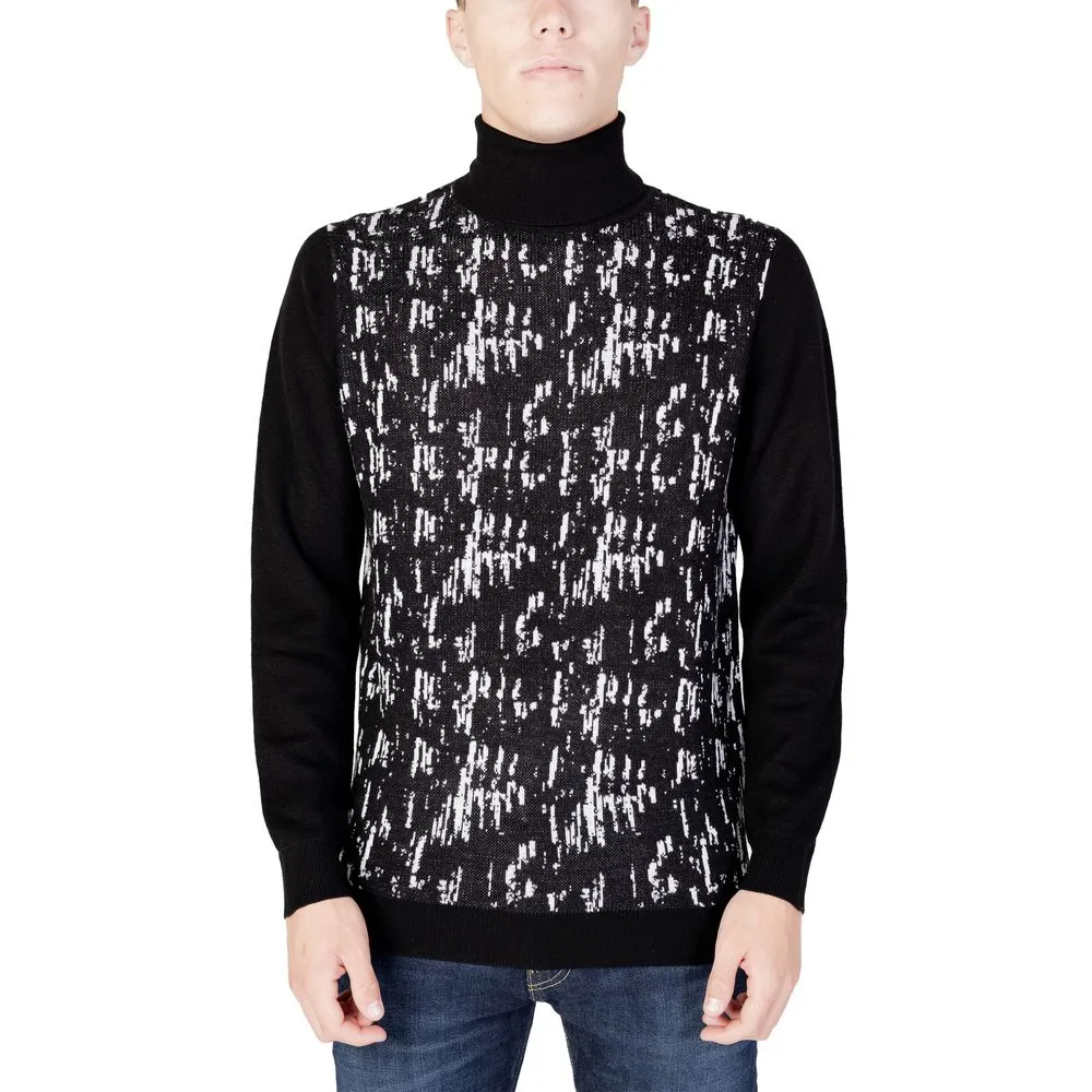 Antony Morato Men's Black Wool Sweater