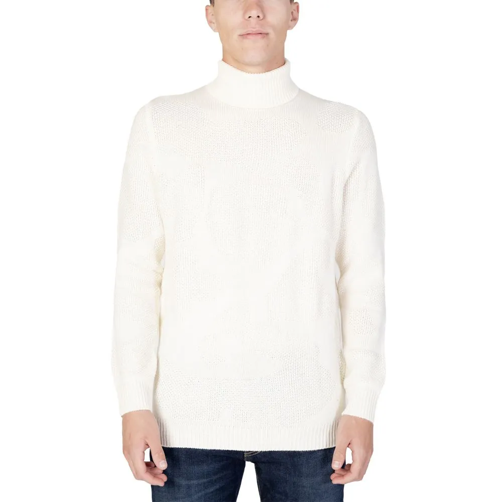 Antony Morato Men's Cream Acrylic Sweater