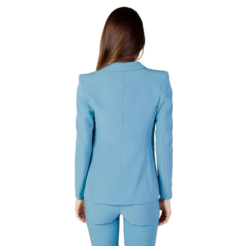 Rinascimento Women's Turquoise Polyester Suits & Blazer