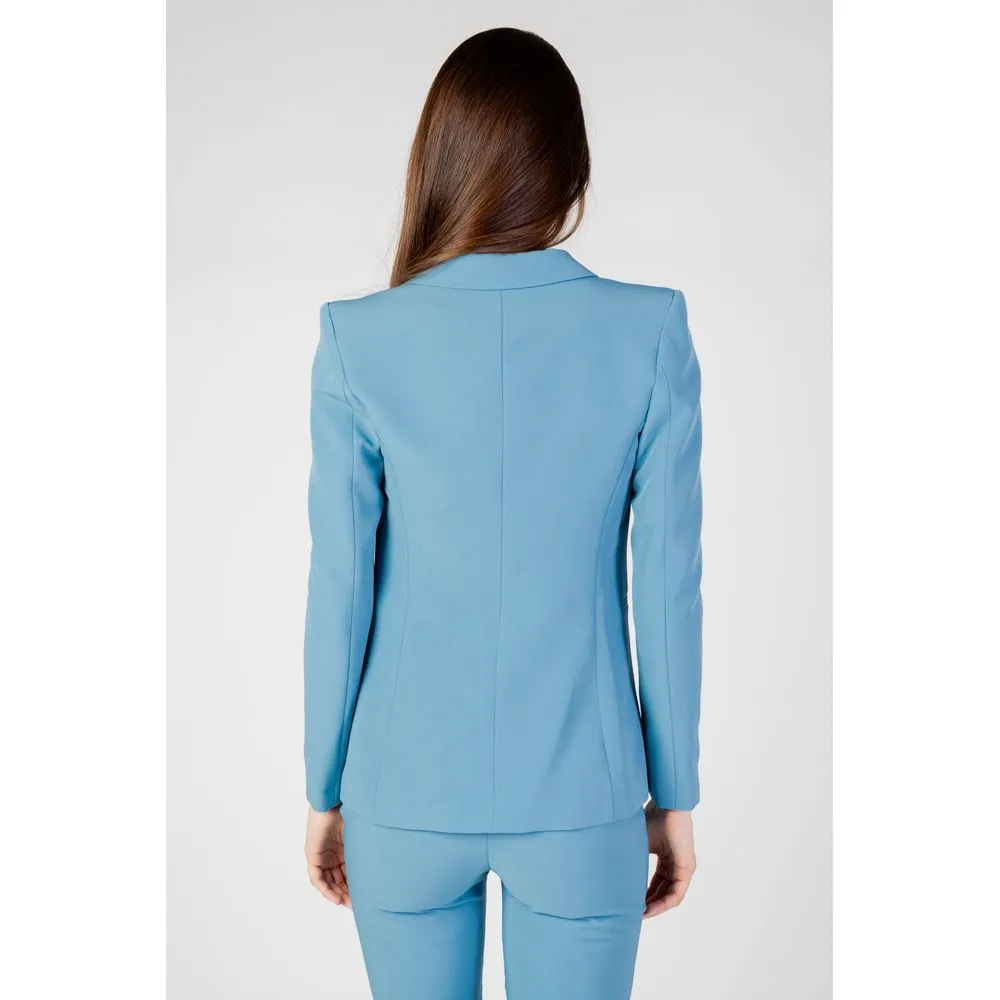 Rinascimento Women's Turquoise Polyester Suits & Blazer
