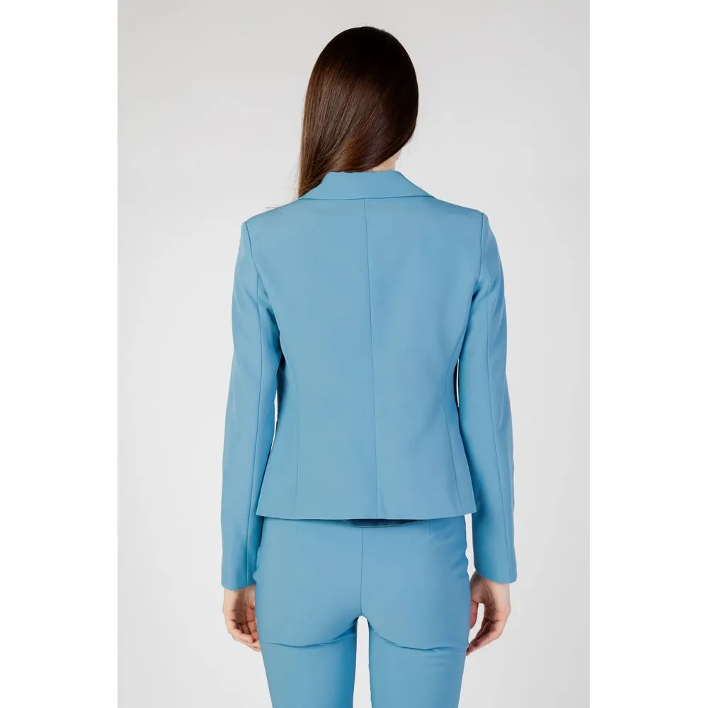 Rinascimento Women's Turquoise Polyester Suits & Blazer