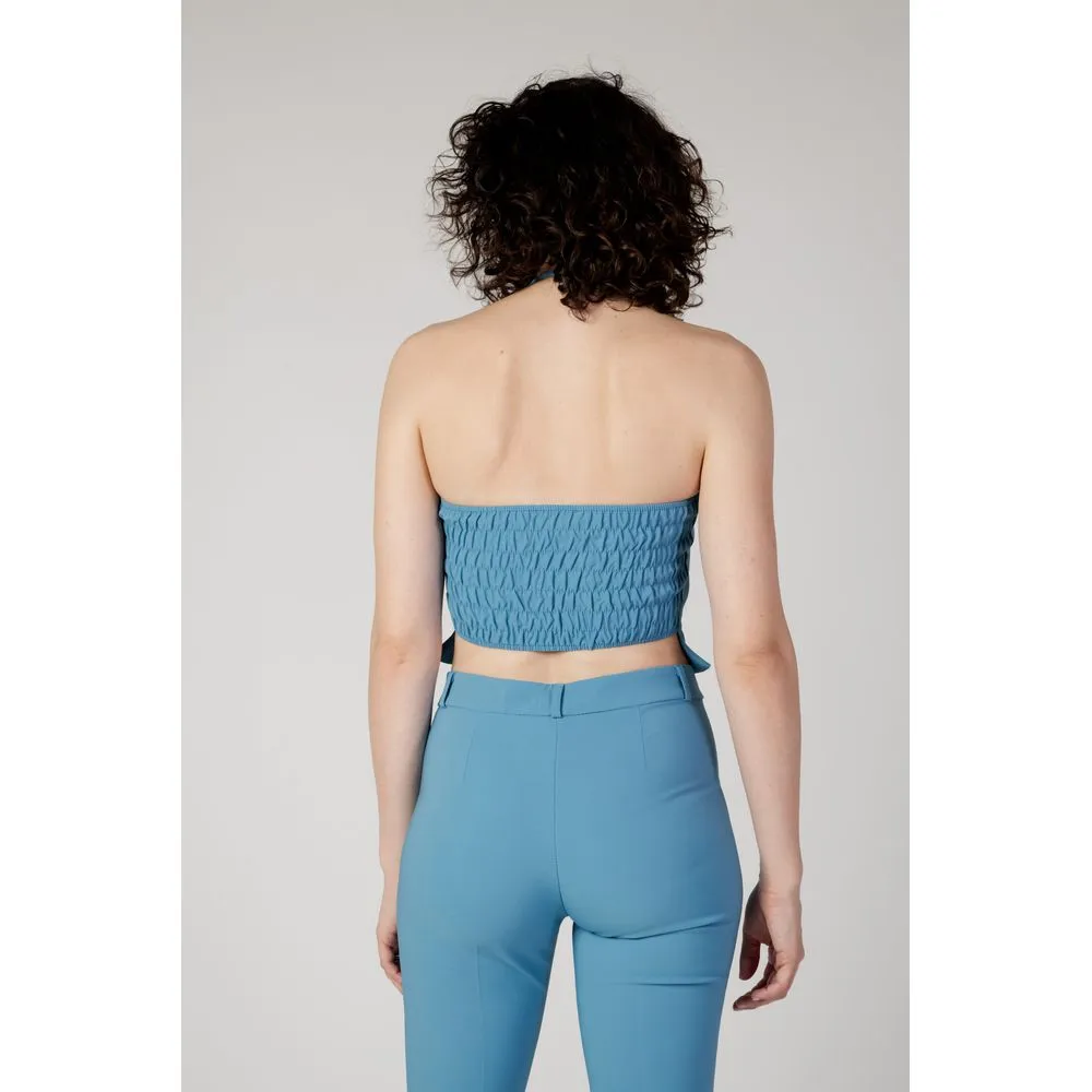 Rinascimento Women's Turquoise Polyester Tops & T-Shirt