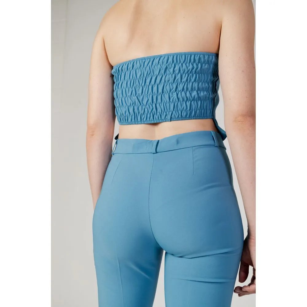 Rinascimento Women's Turquoise Polyester Tops & T-Shirt