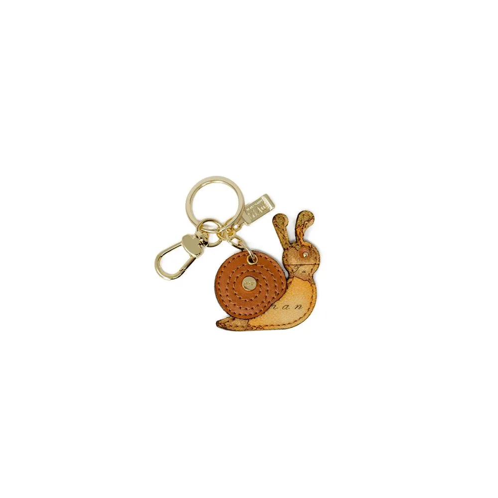 Alviero Martini Prima Classe Women's Beige Synthetic Leather Keychain