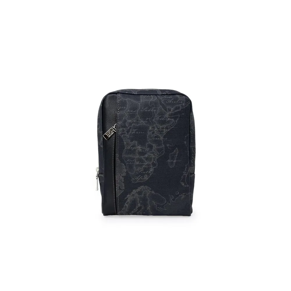 Alviero Martini Prima Classe Men's Black Leather Bag