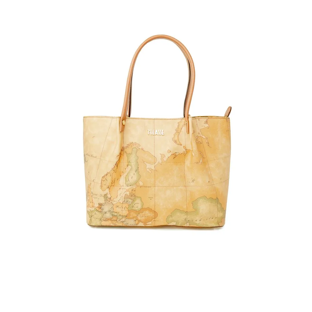 Alviero Martini Prima Classe Women's Beige Leather Handbag