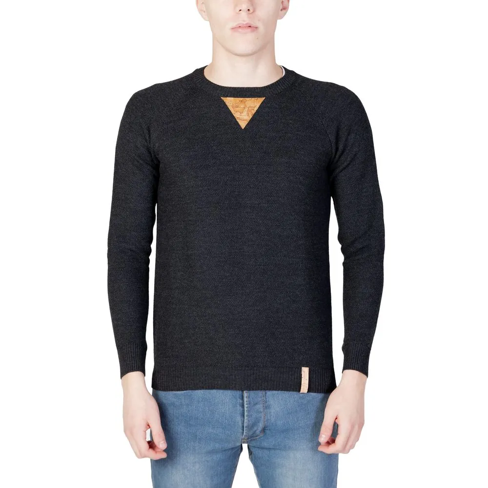 Alviero Martini Prima Classe Men's Gray Viscose Sweater