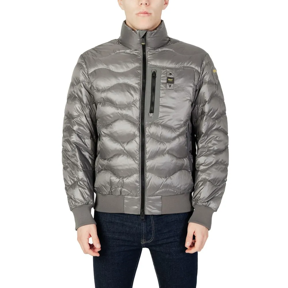 Blauer Men's Gray Polyamide Jacket