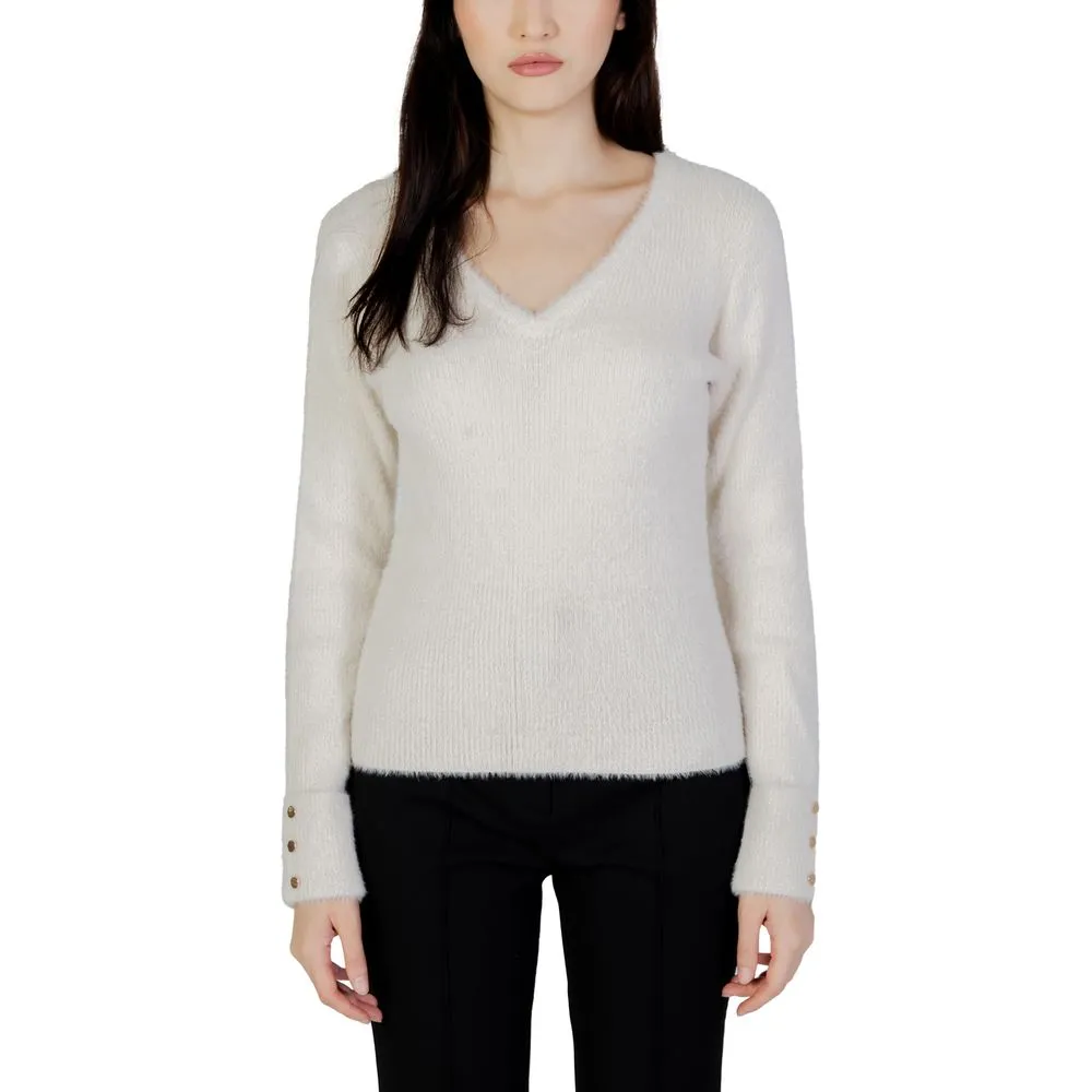 Morgan De Toi Women's Cream Polyamide Sweater