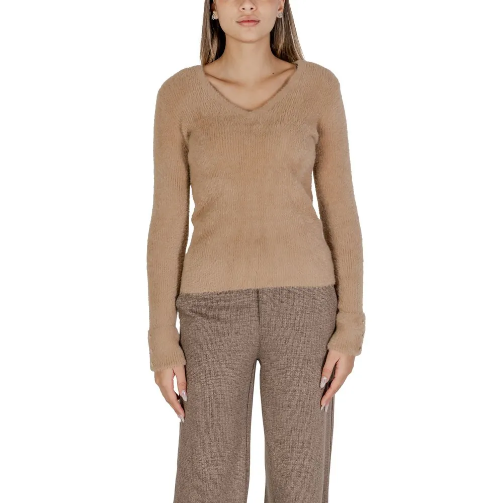 Morgan De Toi Women's Beige Polyamide Sweater