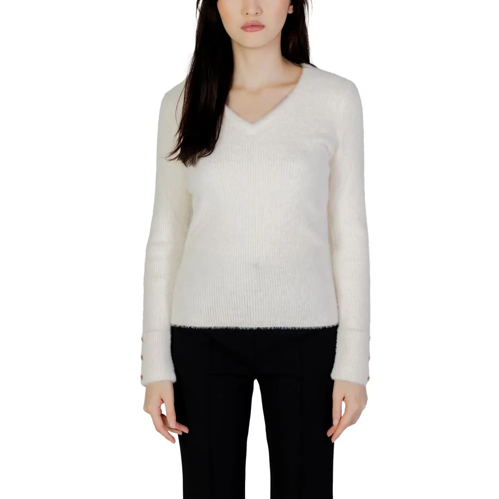 Morgan De Toi Women's Cream Polyamide Sweater
