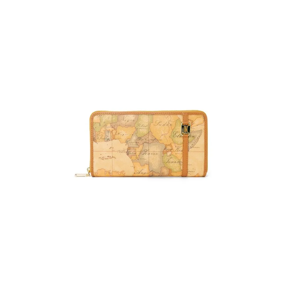 Alviero Martini Prima Classe Men's Beige Leather Wallet