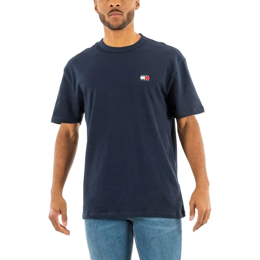 Tommy Hilfiger Jeans Men's Blue Cotton Cotton T-Shirt
