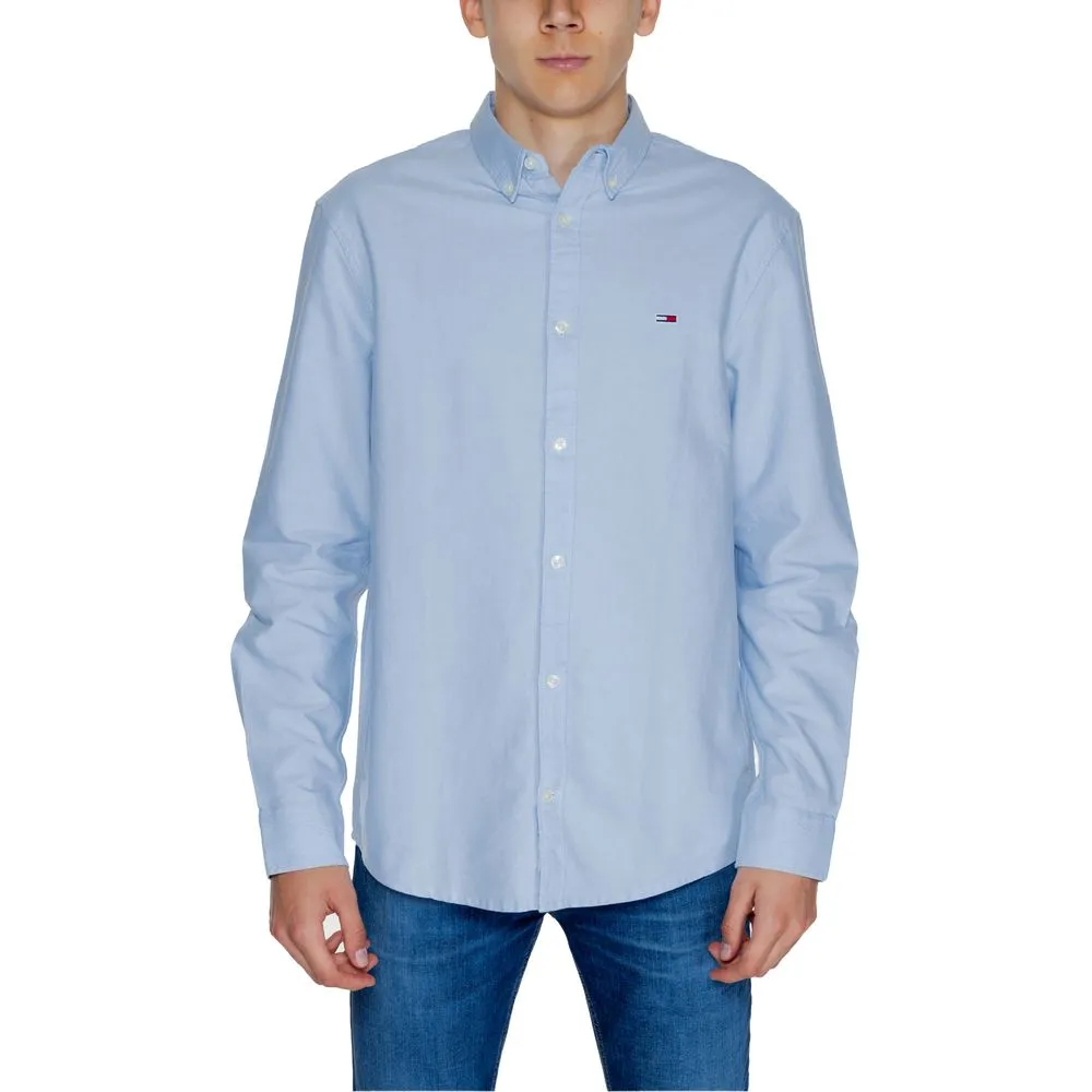 Tommy Hilfiger Jeans Men's Blue Cotton Shirt