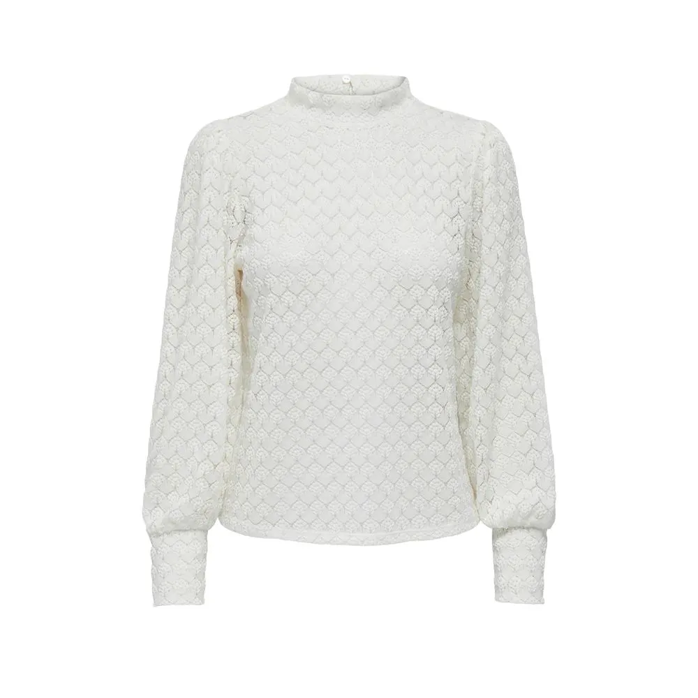 Jacqueline De Yong Women's Beige Polyester Tops & T-Shirt