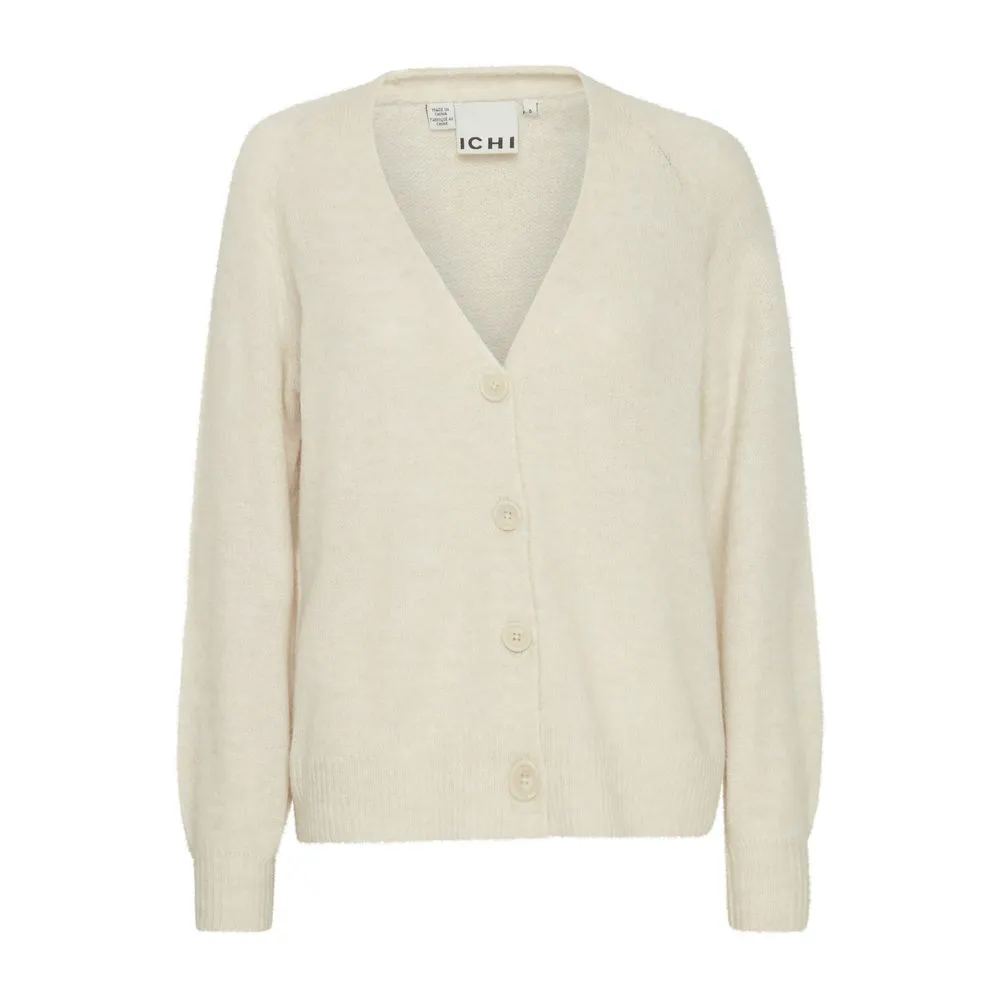 Beige Acrylic Cardigan