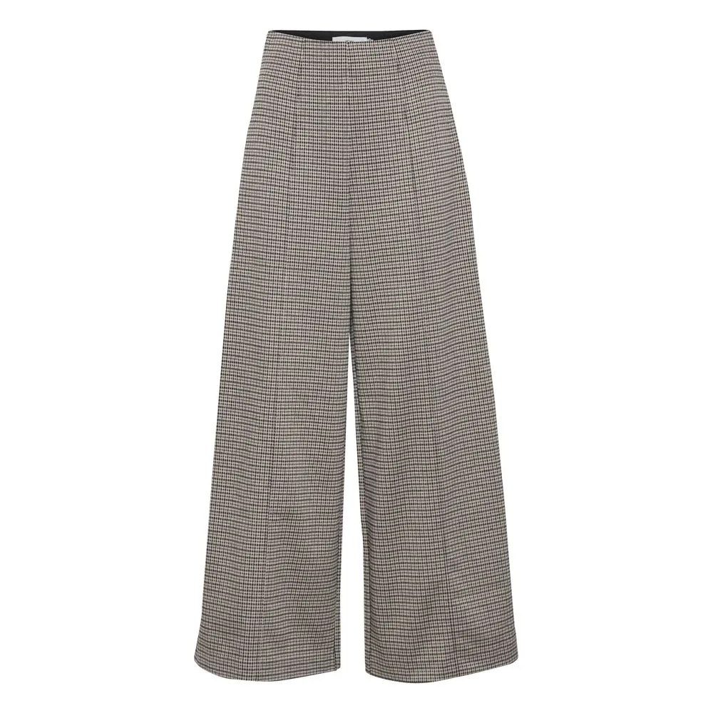 ICHI Women's Beige Polyester Jeans & Pant