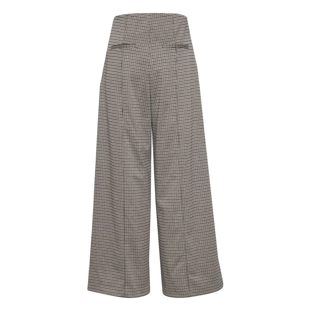 ICHI Women's Beige Polyester Jeans & Pant