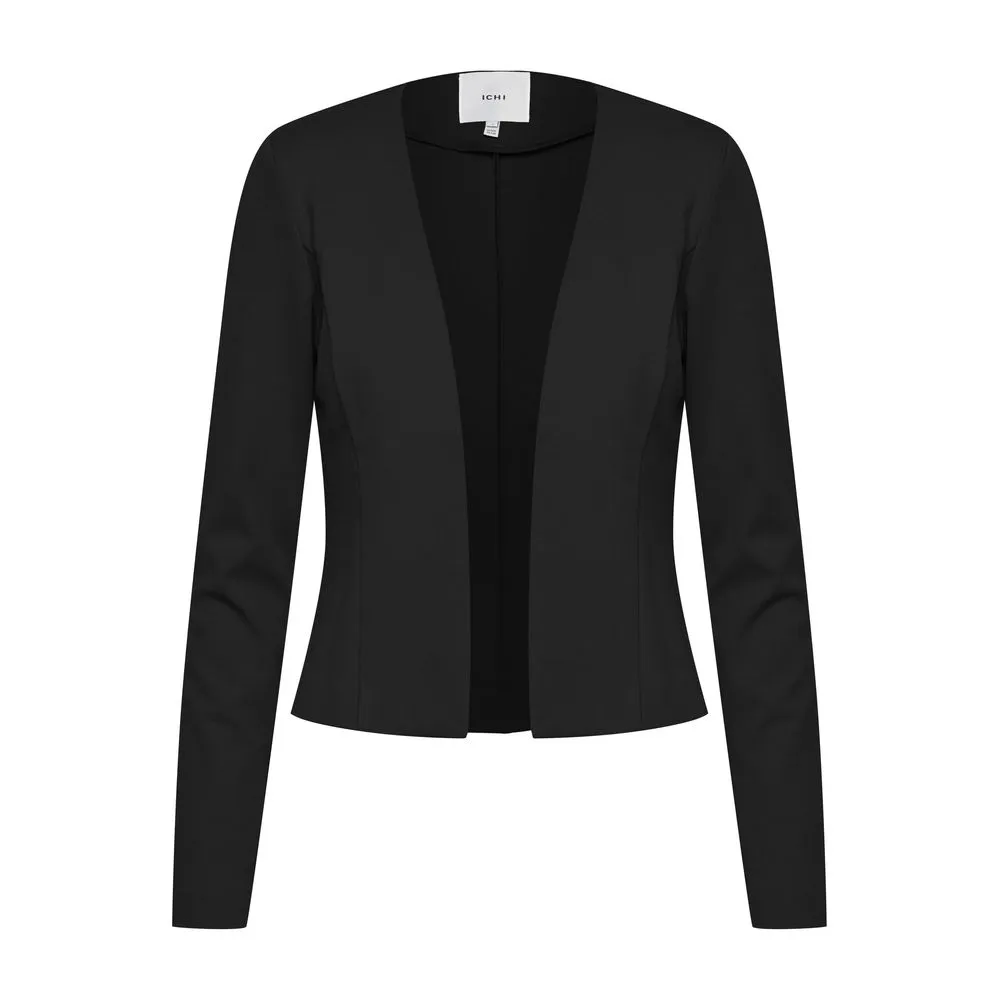 ICHI Women's Black Polyester Suits & Blazer