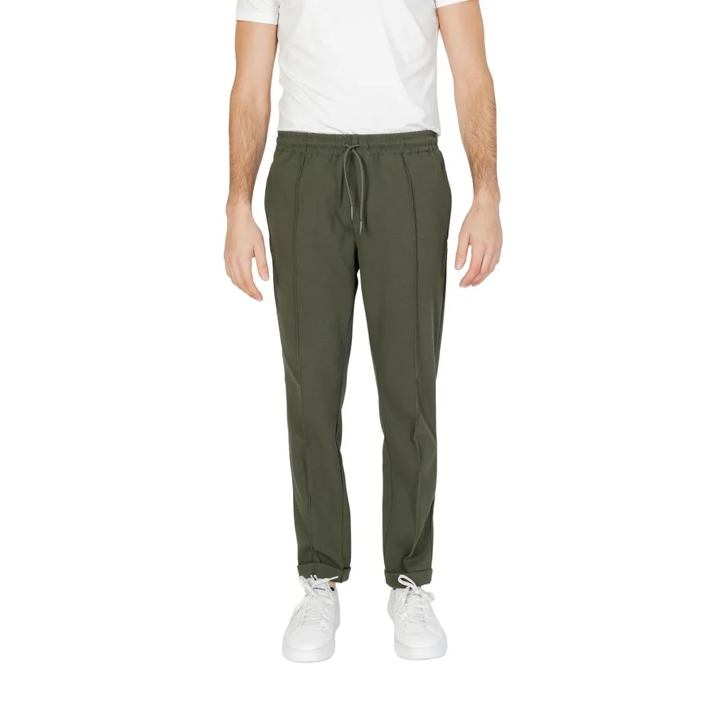 Antony Morato Men's Green Polyester Jeans & Pant