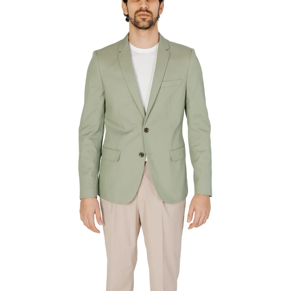 Antony Morato Men's Green Cotton Suit