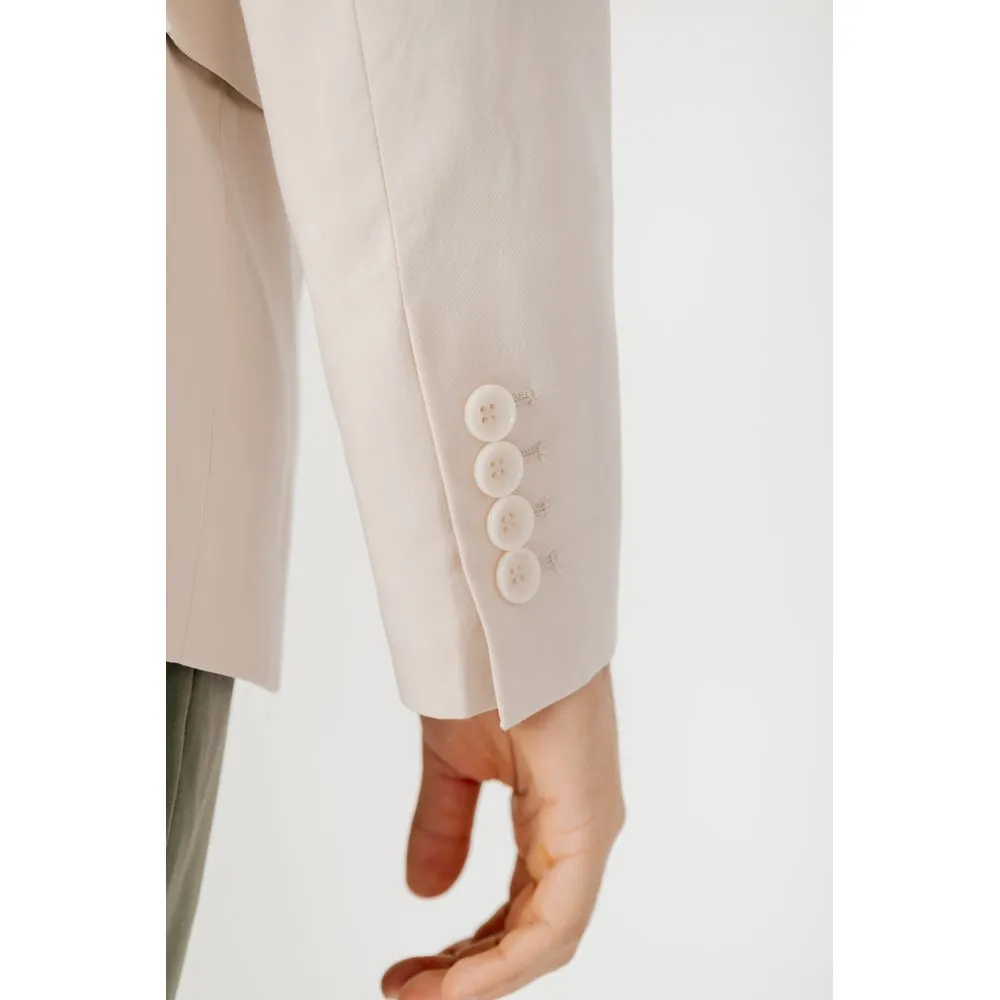 Antony Morato Men's Cream Cotton Suit