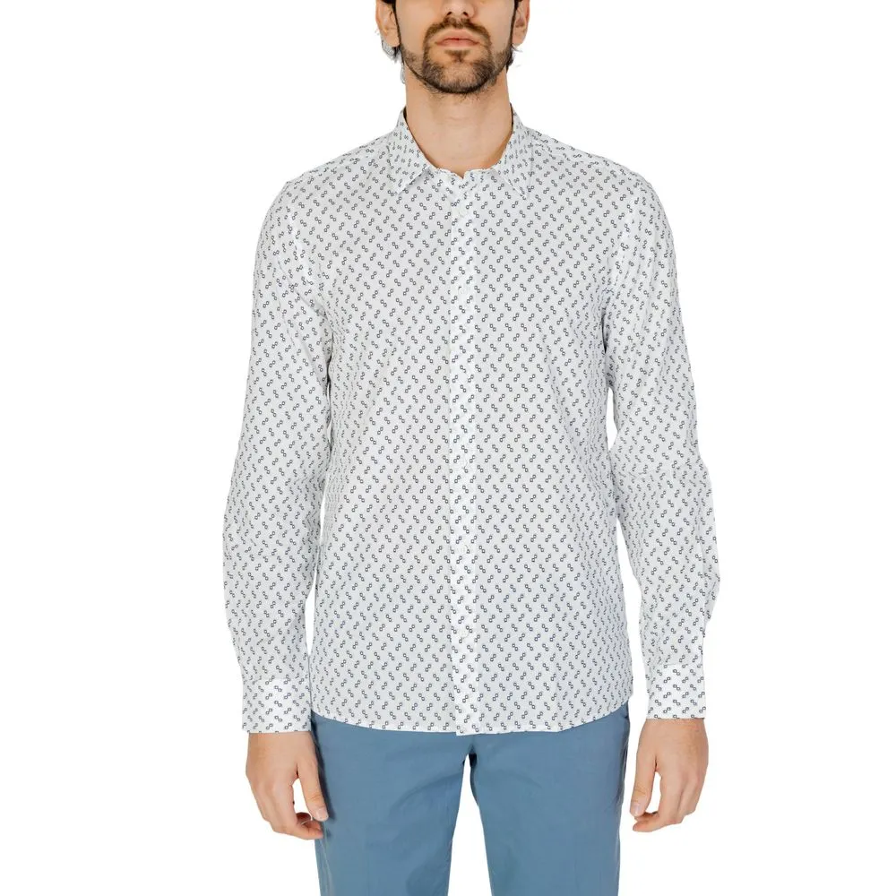 Antony Morato Men's White Viscose Shirt