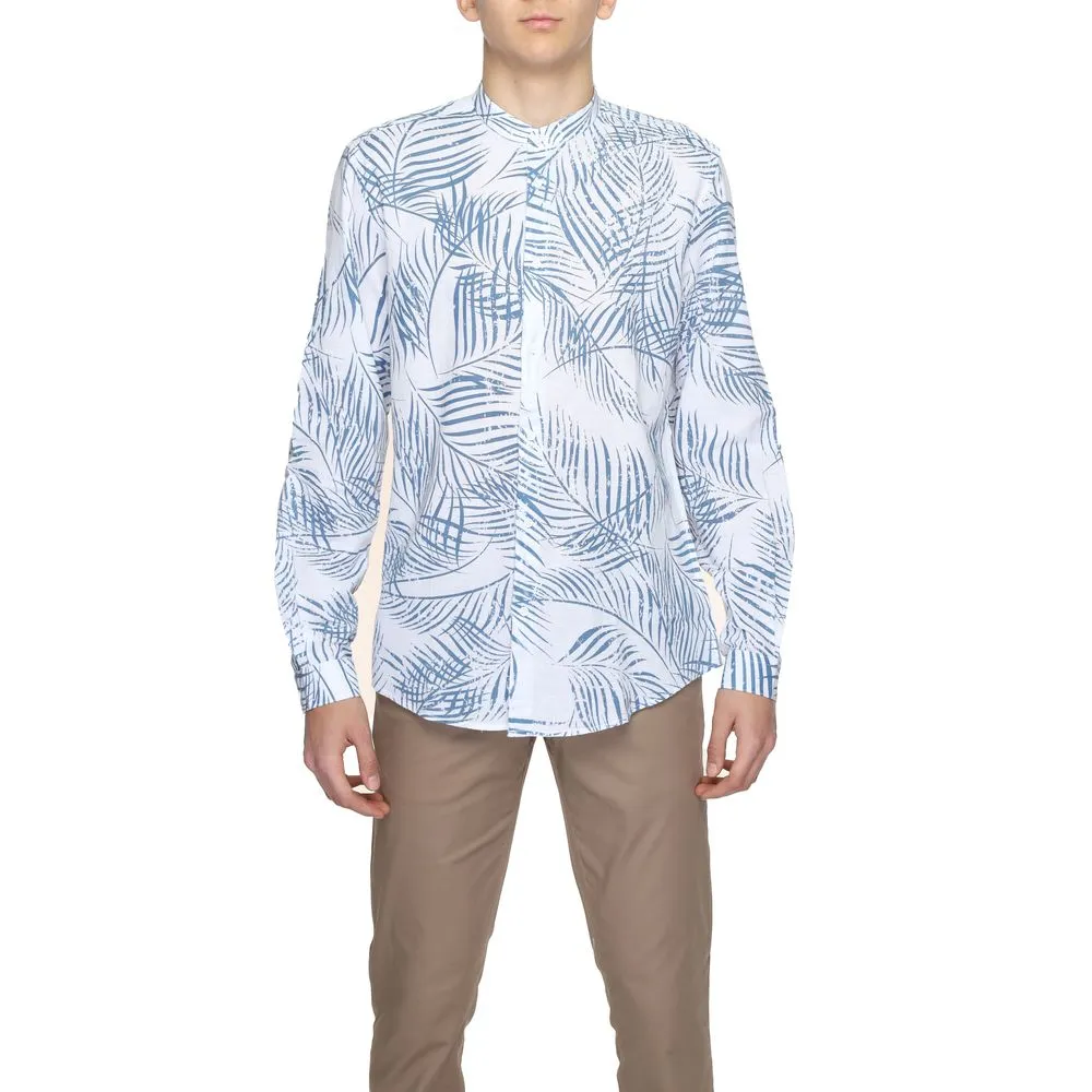 Antony Morato Men's Blue Cotton Shirt