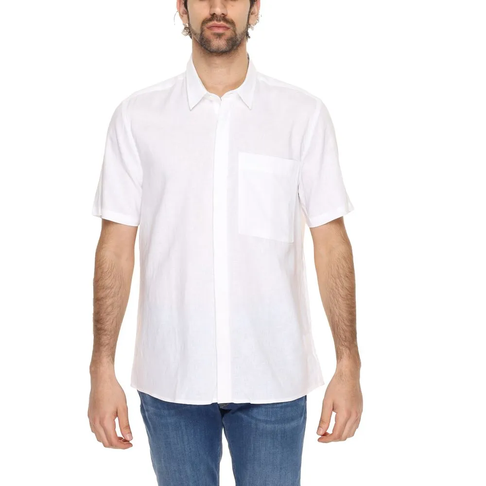 Antony Morato Men's White Linen Shirt