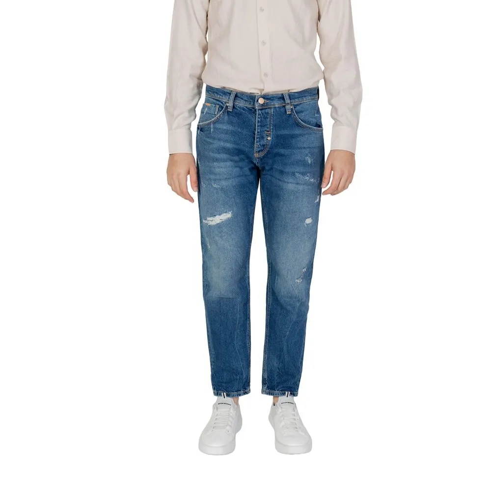 Antony Morato Men's Blue Cotton Jeans & Pant