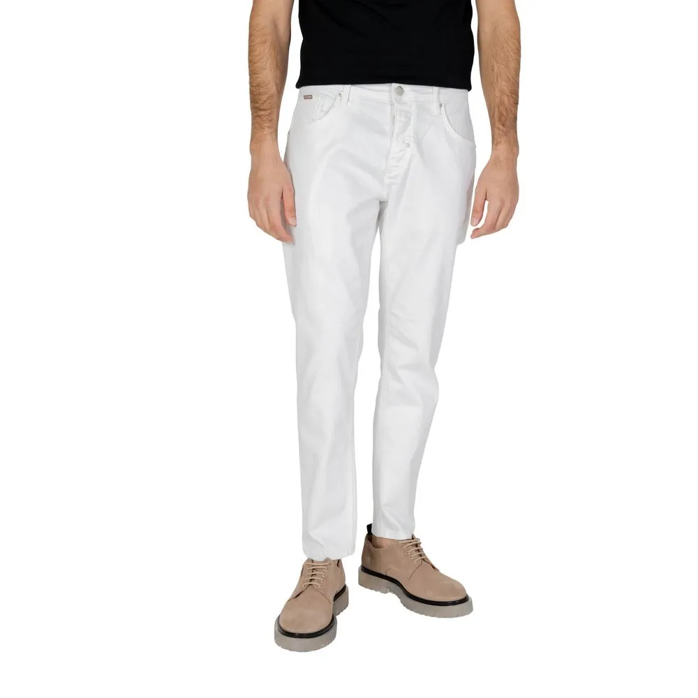 Antony Morato Men's White Cotton Jeans & Pant