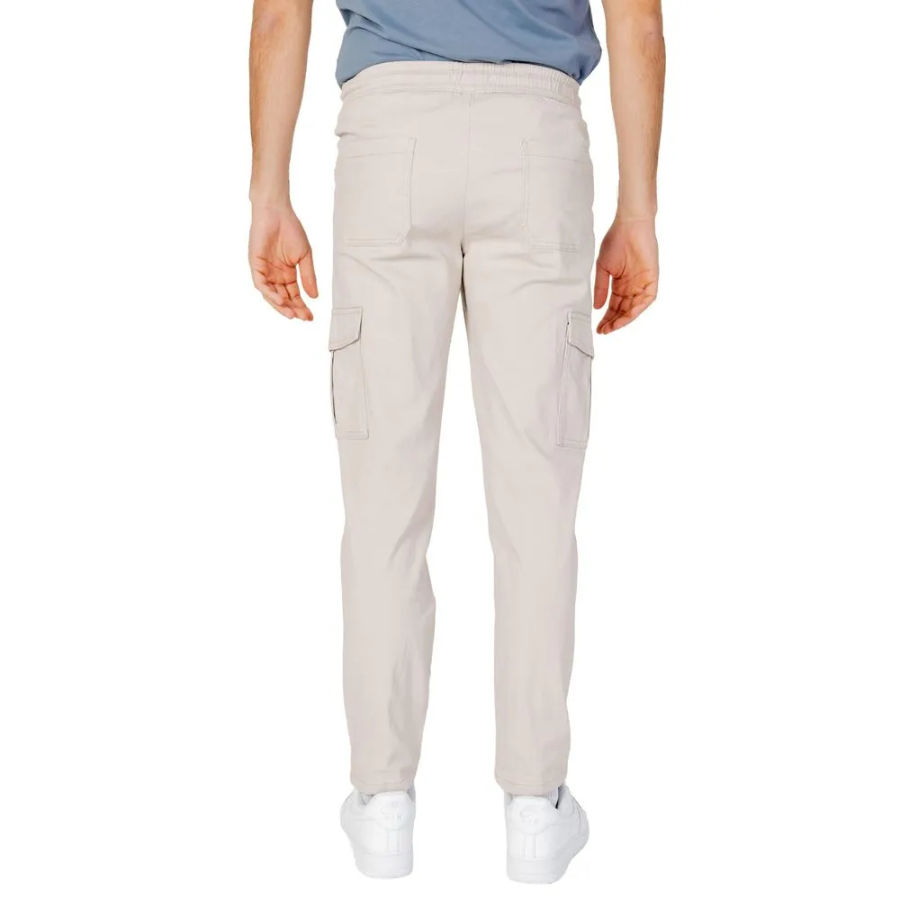 Only & Sons Men's Beige Cotton Jeans & Pant