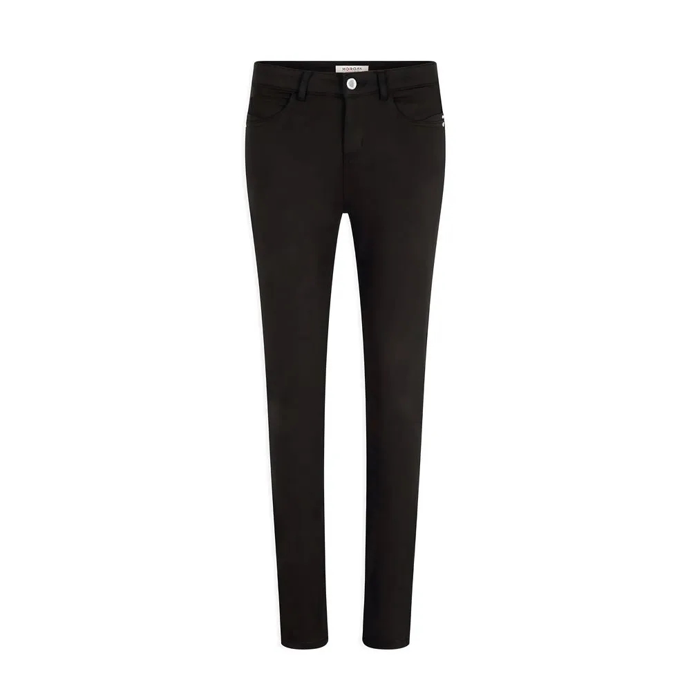 Morgan De Toi Women's Black Cotton Jeans & Pant