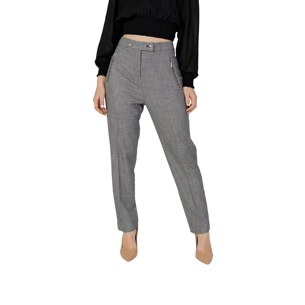 Morgan De Toi Women's Black Polyester Jeans & Pant