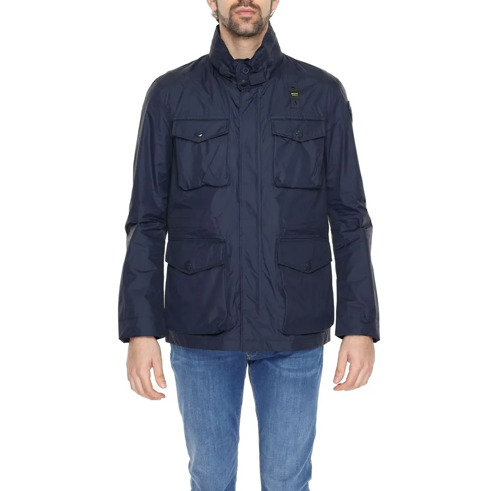 Blauer Men's Blue Polyamide Jacket