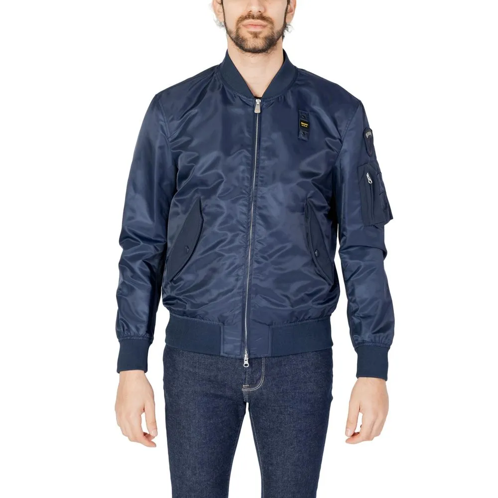 Blauer Men's Blue Polyamide Jacket
