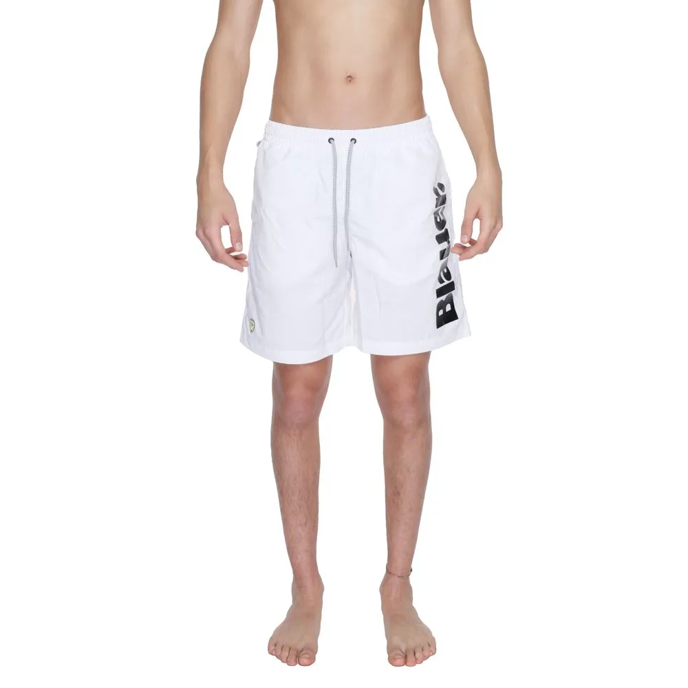 Blauer Men's White Polyamide Swimwear