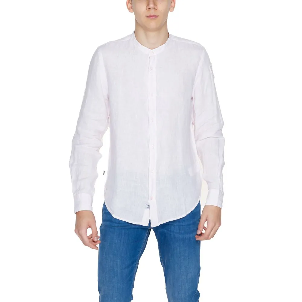 Blauer Men's Multicolor Linen Shirt