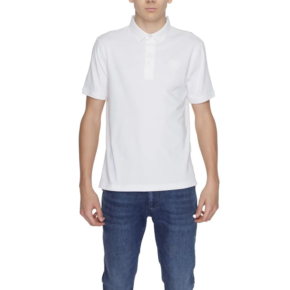 Blauer Men's Cream Cotton Polo Shirt