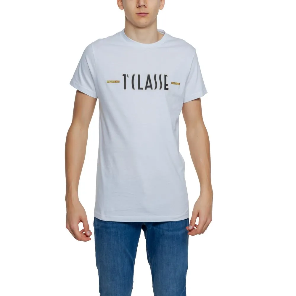 Alviero Martini Prima Classe Men's White Cotton T-Shirt