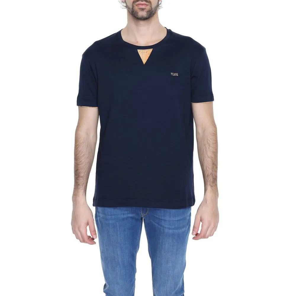 Alviero Martini Prima Classe Men's Blue Cotton T-Shirt